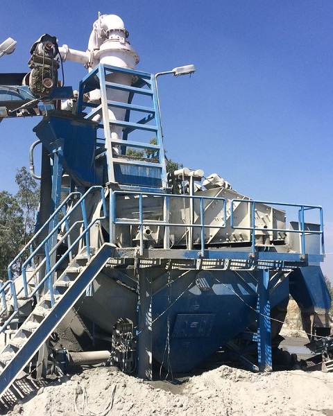 Hydrocyclone Washing With Dewatering Screen